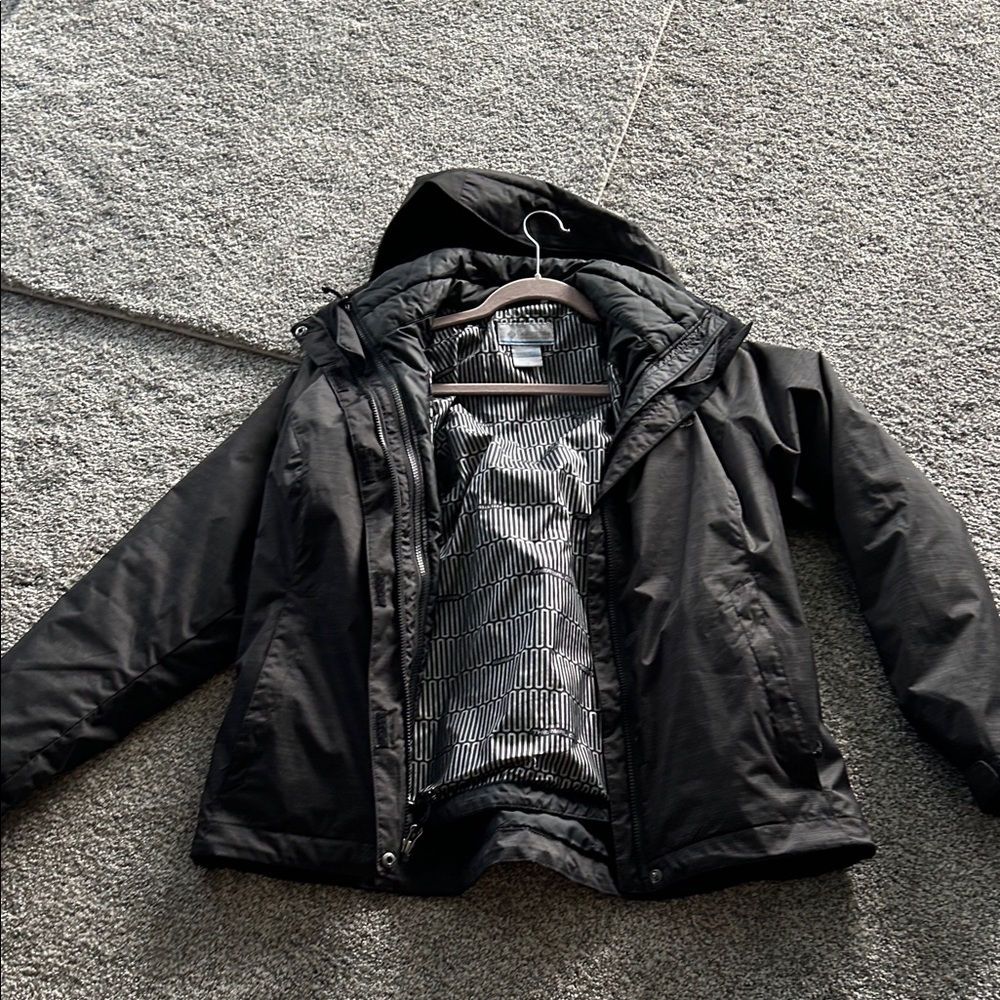 Columbia Charcoal Hooded Jacket
